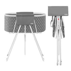 VEVOR portable dog bathtub with foldable frame for space-saving pet baths