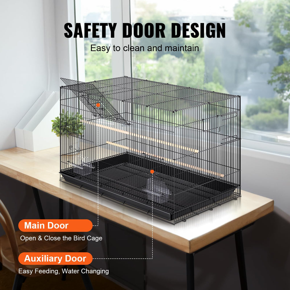 VEVOR secure door design enables safe feeding and handling