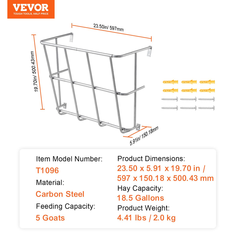 VEVOR space-saving wall-mounted design optimizes barn layout.