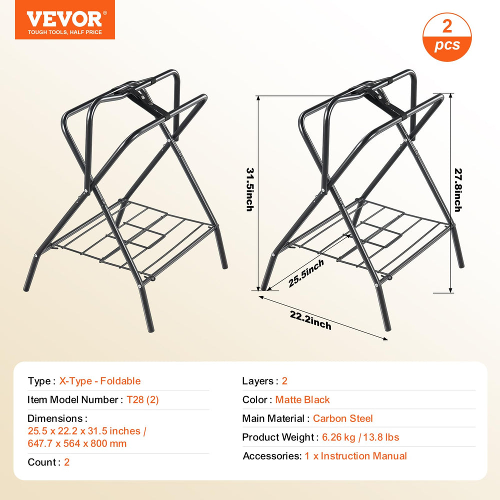 VEVOR versatile tack storage keeps saddles, blankets, and gear organized.