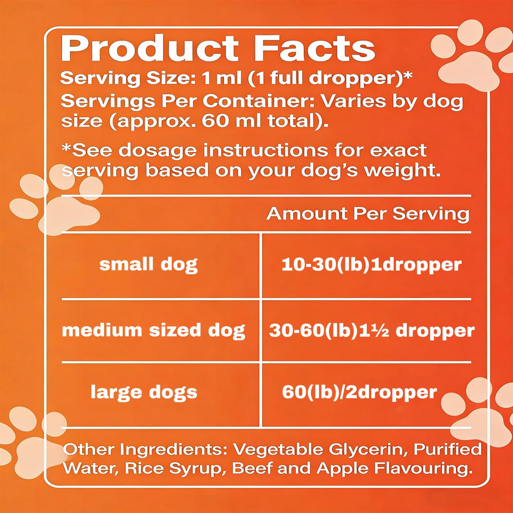VEYRIC easy-mix drops with food or water shown for simple daily use.
