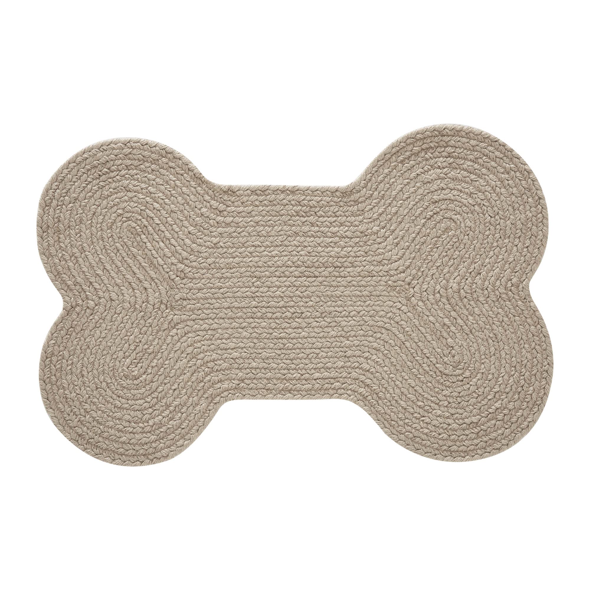 VHC Brands 15x23 inch mat supports medium to large breed bowls.