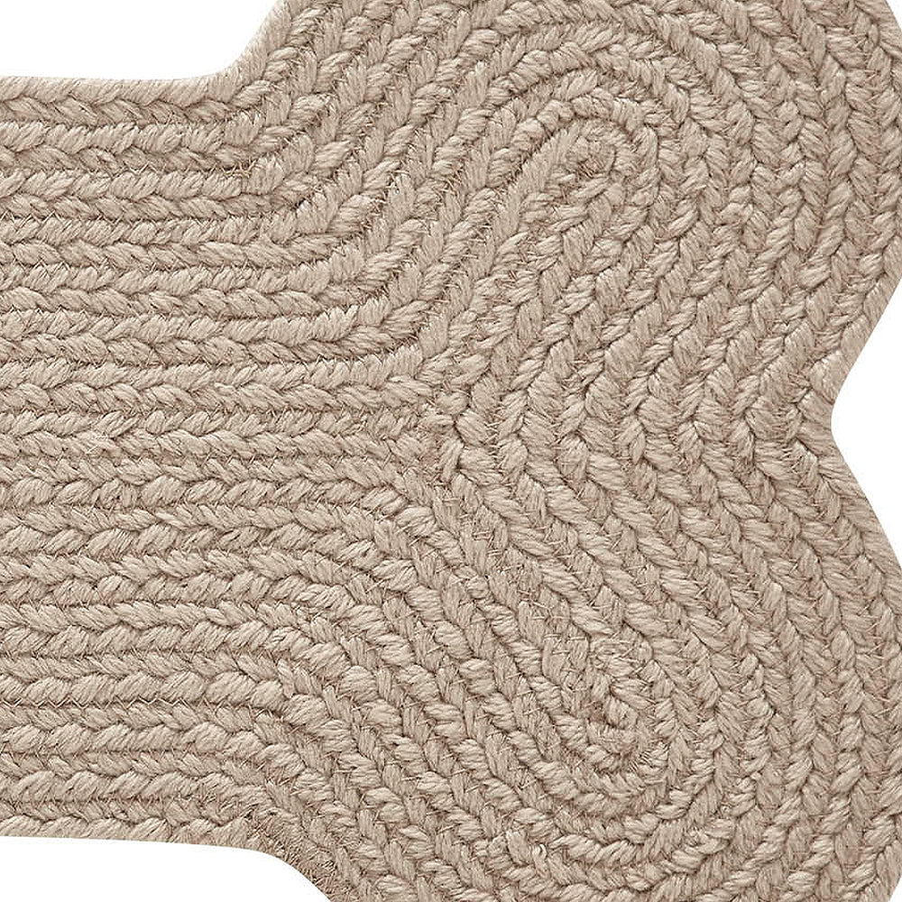 VHC Brands neutral tan rug complements a wide range of home decor styles.