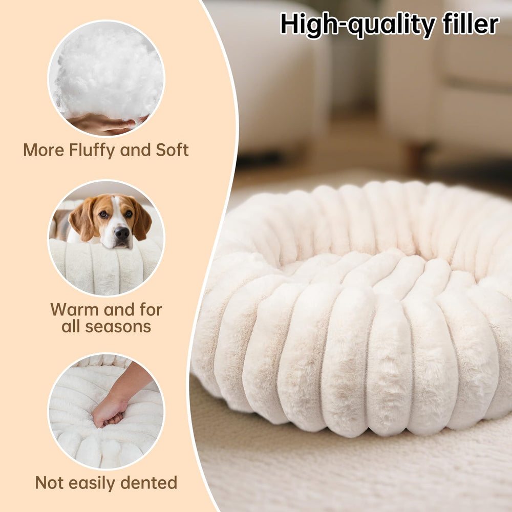 Vhen When Donut Bed machine washable for easy cleaning
