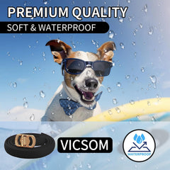 Soft silicone, rounded edges: comfortable wear with VICSOM collar.