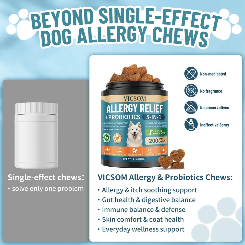 VICSOM chicken-flavor chews loved by dogs during daily routines