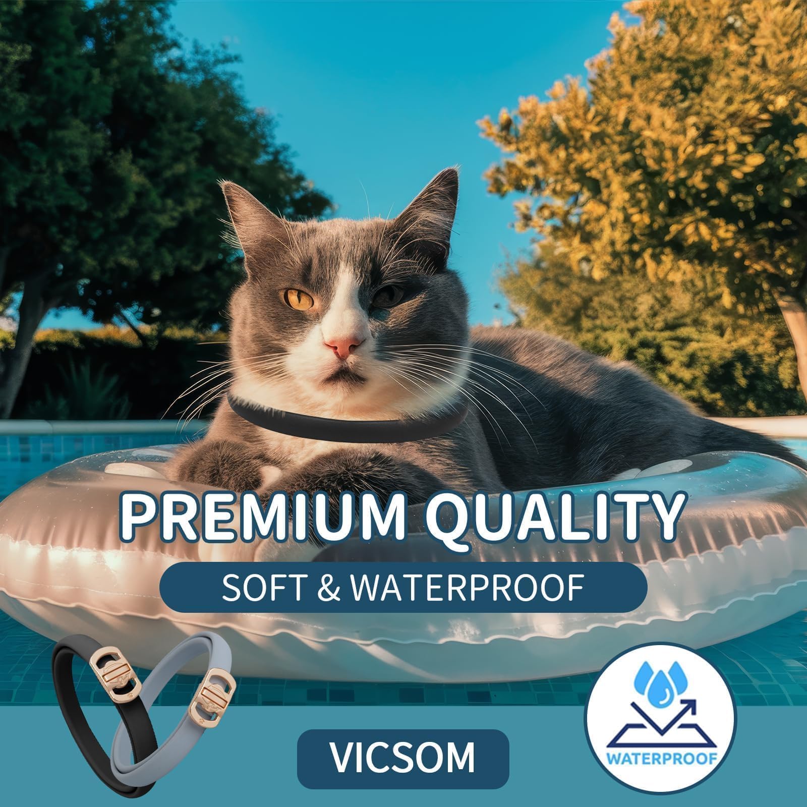 VICSOM non-greasy formula that leaves no residue on fur or hands.