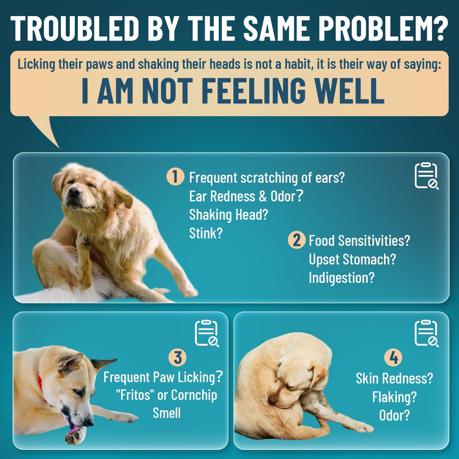 VICSOM dog yeast treatment drops pour demonstrates easy, mess-free application.