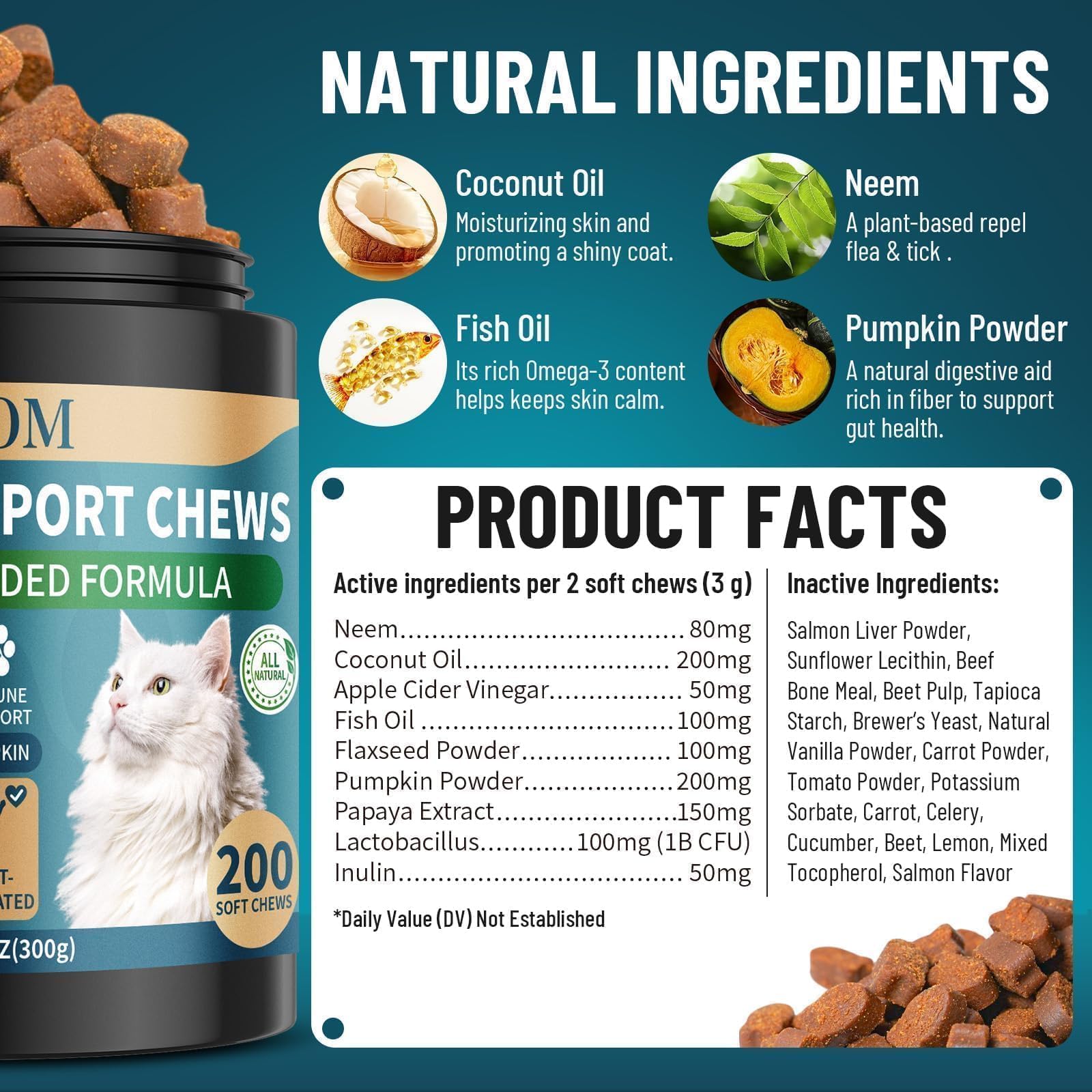 Natural flea prevention with neem and coconut oil from VICSOM