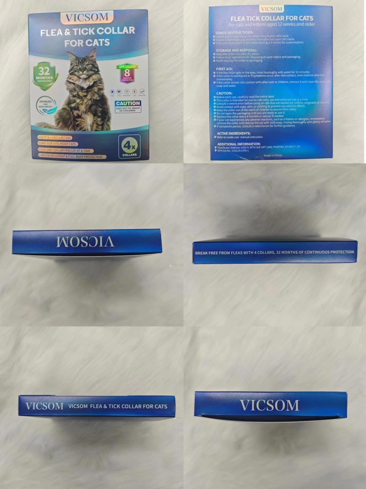VICSOM 4-pack ready for everyday wear and busy households
