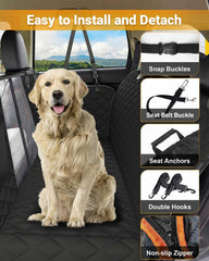 Victoper mesh window keeps you connected with your pet during rides.