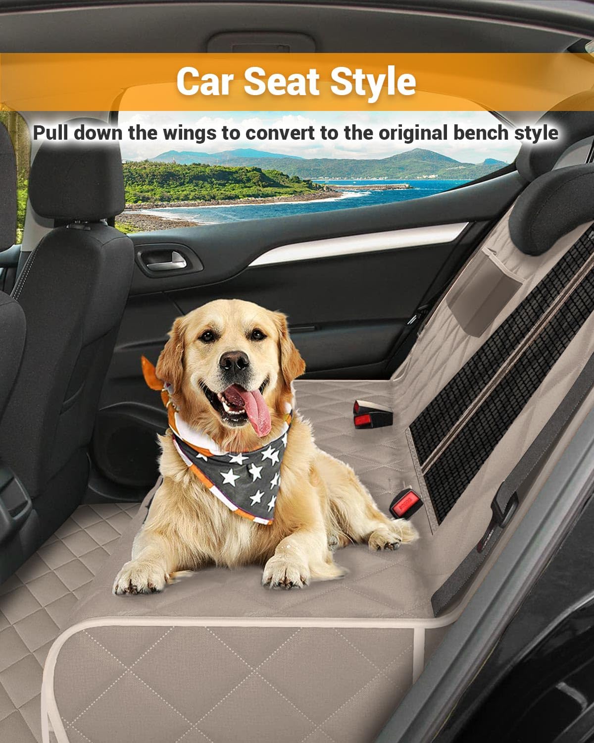 Victoper reinforced non-slip underside prevents shifting for safer journeys.