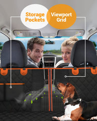 Victoper dog seat cover side flap buckles improve stability during travel.