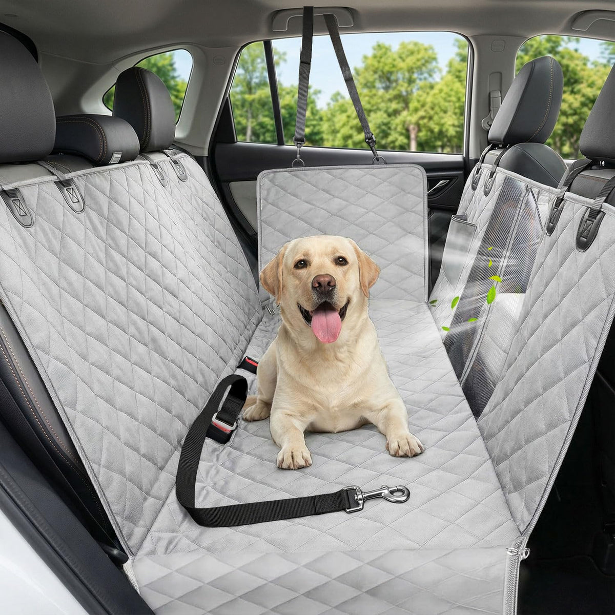 Victoper dog seat cover waterproof rear seat protects car upholstery during travel