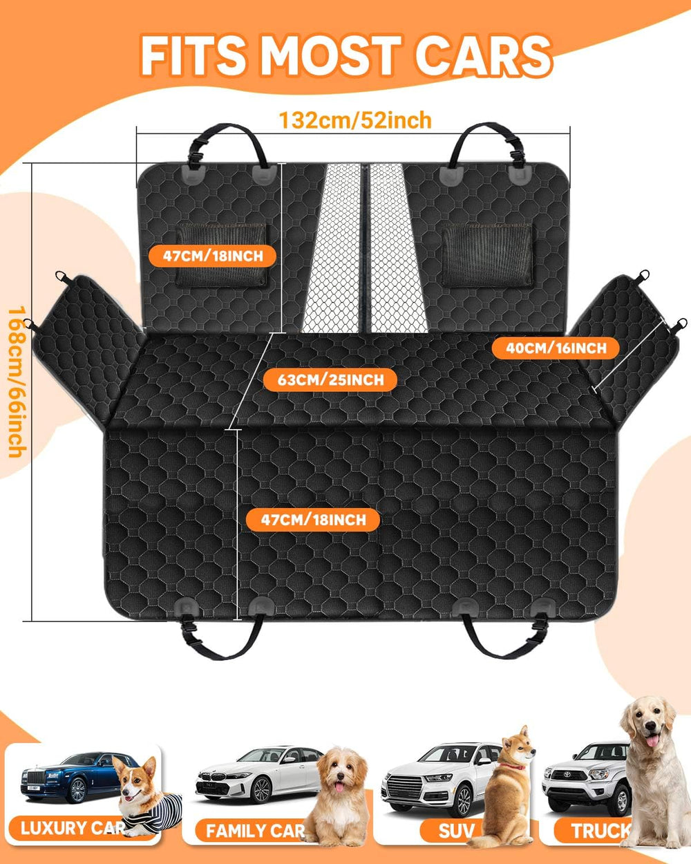 Two Victoper dog harnesses support safe travel for two dogs
