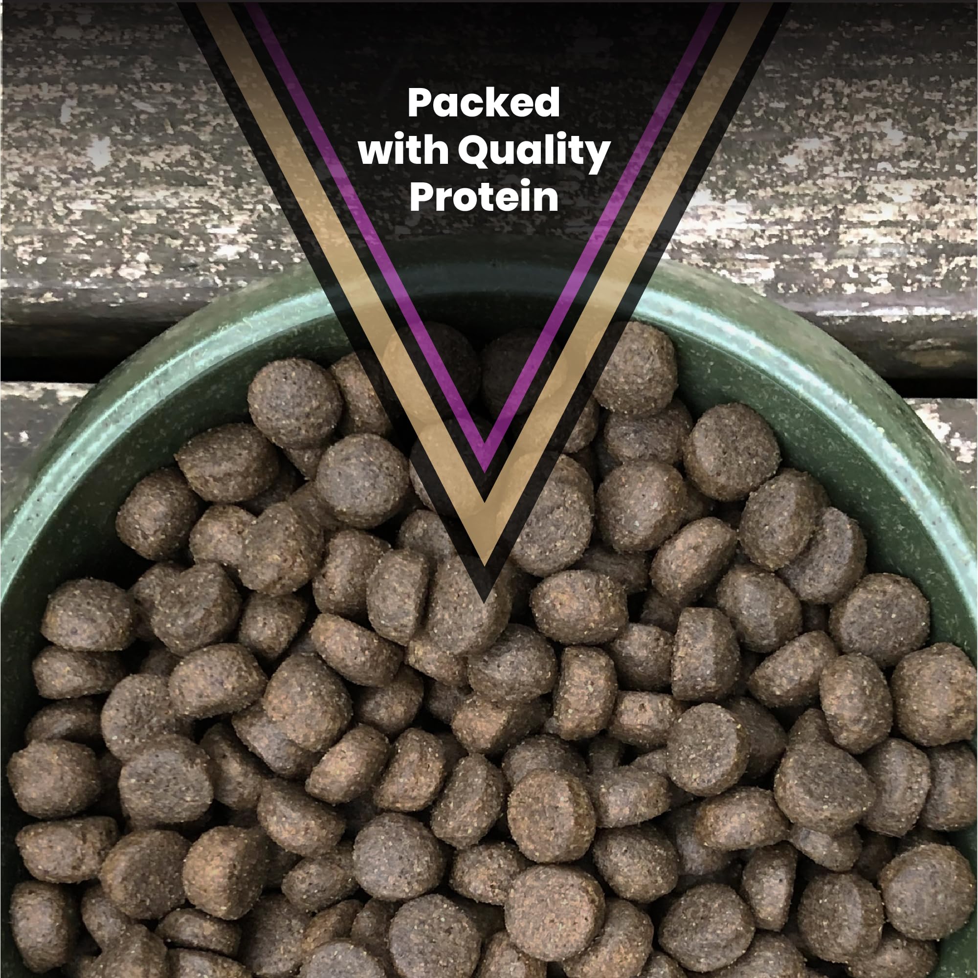 VICTOR multi-protein formula with beef, chicken and pork supports balanced nutrition.