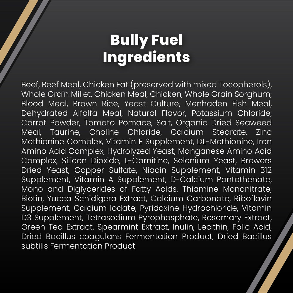 High-meat protein recipe in Victor Bully Fuel supports lean muscle.
