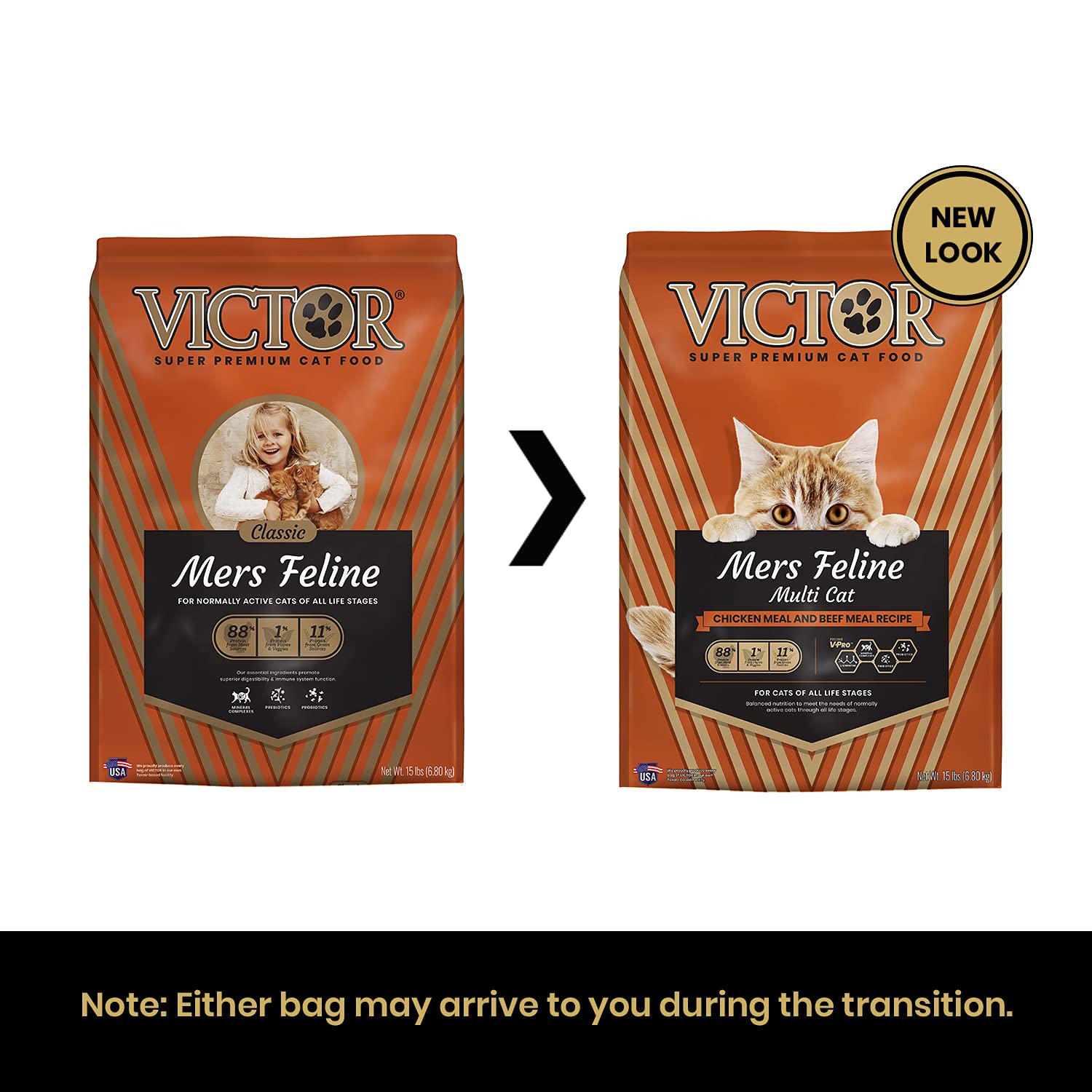 VICTOR kibble closeup showing protein-rich blend for lean muscle.