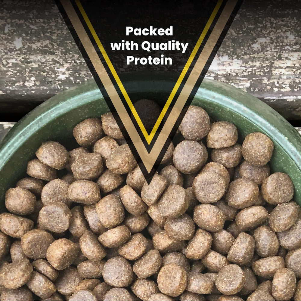 VICTOR Multi-Pro ingredients label, highlighting gluten-free formula and balanced nutrition.