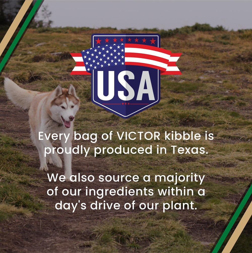 VICTOR bag indicates farm-to-bowl sourcing near East Texas