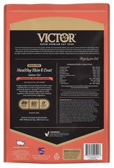 VICTOR salmon and fish meal kibble close-up showing protein source.