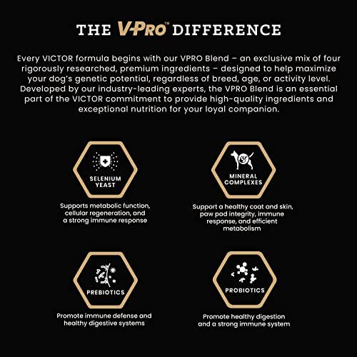 VICTOR VPRO blend icon on bag illustrating immune function and healthy skin