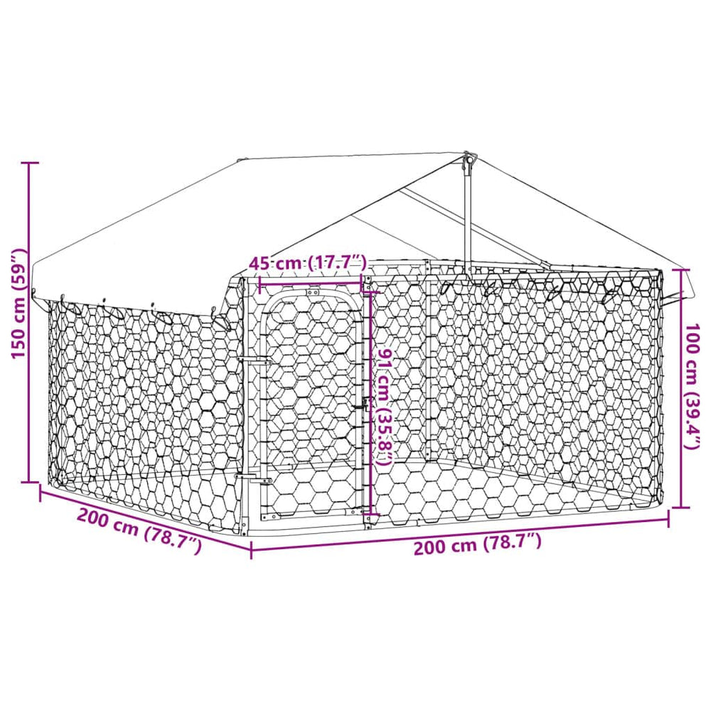 vidaXL shaded roof – comfortable shelter during outdoor time.