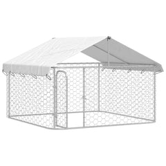 vidaXL UV-resistant polyethylene kennel – sun protection during play and rest.