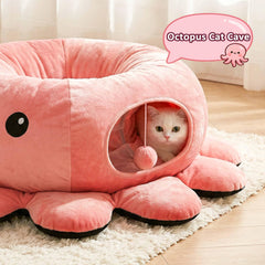 Viefin cat tunnel bed includes 20 toys for extended playtime