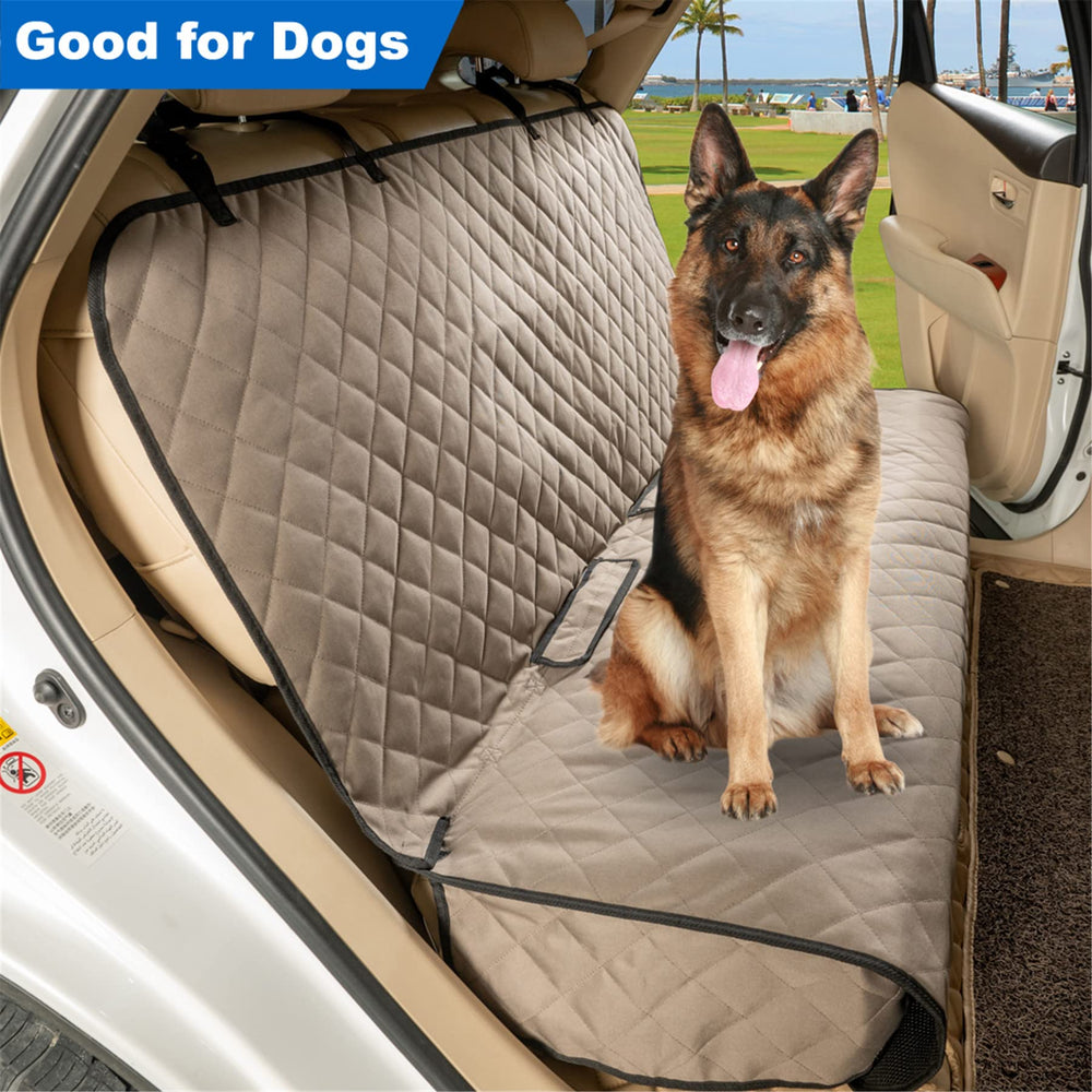 VIEWPETS bench seat cover universal fit adapts to most vehicles.