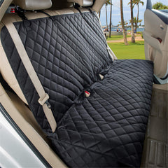 VIEWPETS dog seat protector nonslip design keeps pets stable during trips.