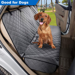 VIEWPETS nonslip seat cover with anchors prevents shifting for safer, cleaner rides