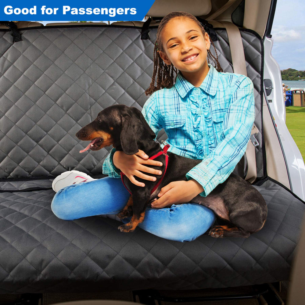VIEWPETS universal size back-seat protector fits most vehicles for easy installation