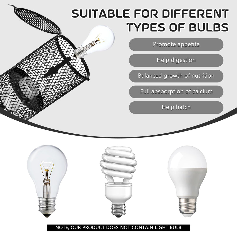 VIHOSE bottom buckle opening enables quick bulb changes while keeping pets protected