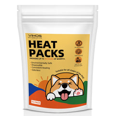 VIKOS Products 15-pack heat pack for newborn puppies providing long-lasting warmth.