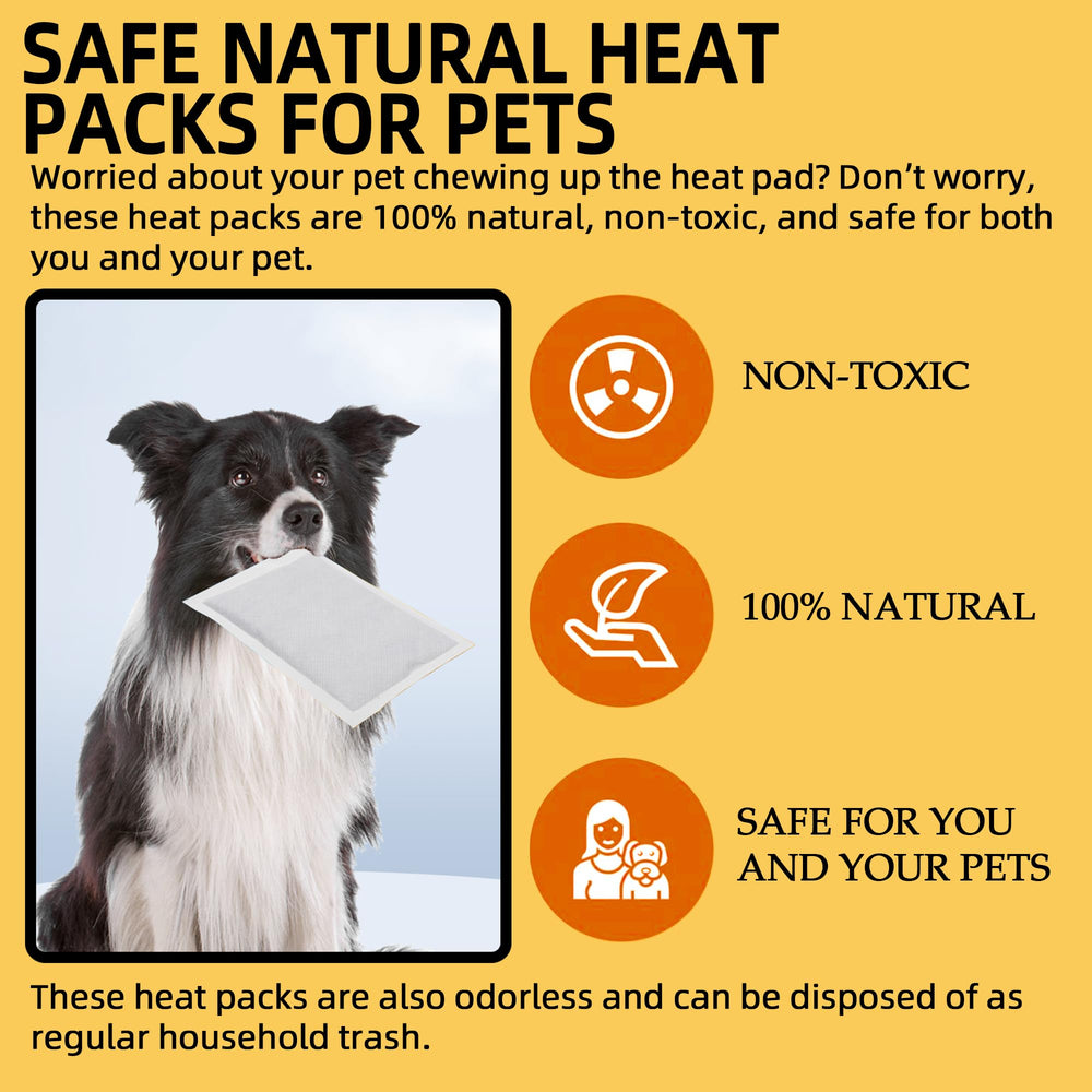 VIKOS heat packs used for crate training and comforting older dogs.