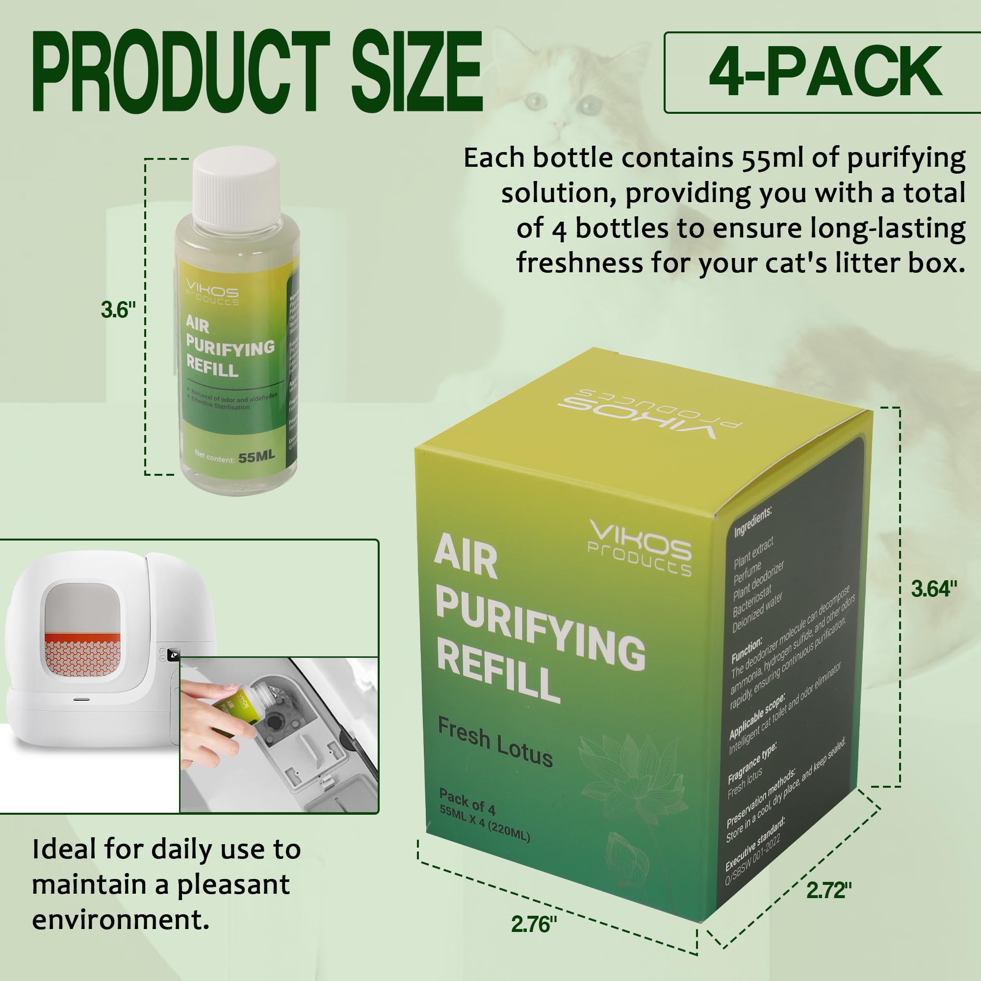 VIKOS Pura-X inlet refill demonstrates simple application.