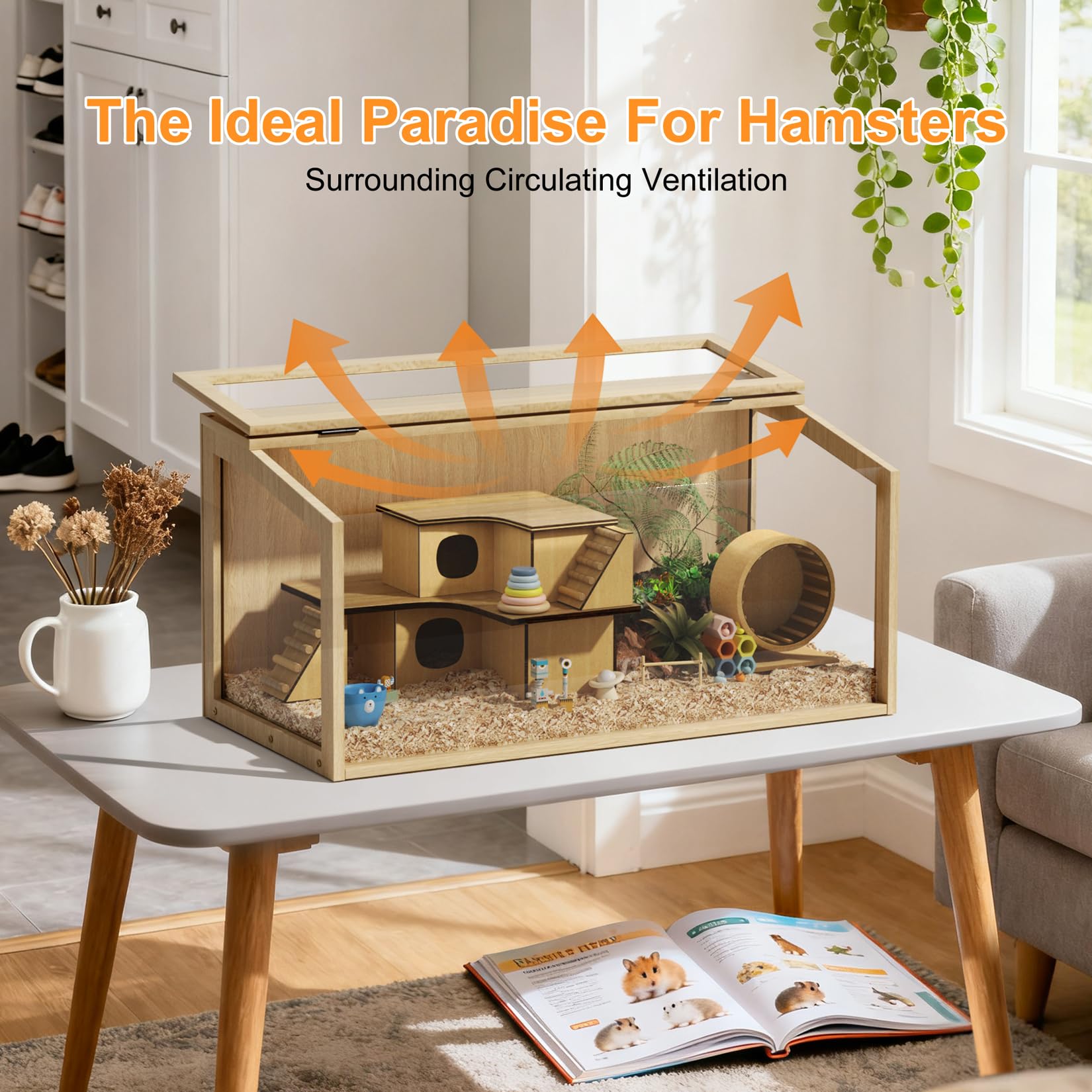 Vilanpaw lockable lid supports stability even with curious pets.