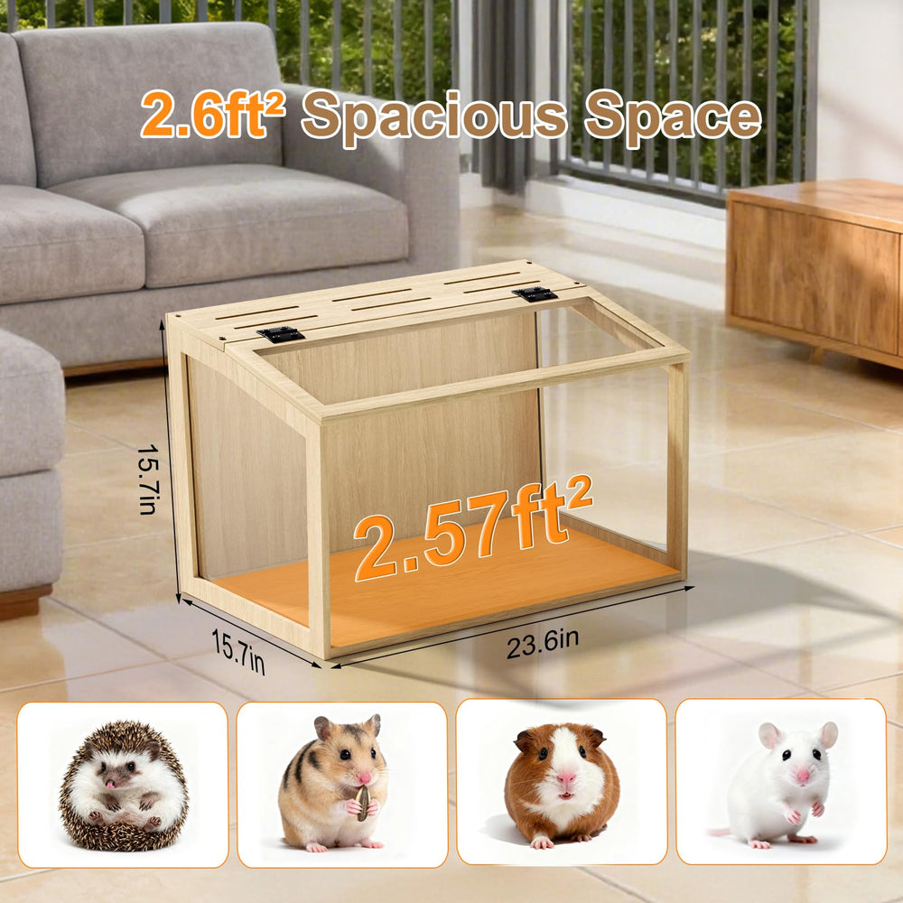 Vilanpaw cage weighs about 22 pounds, easy to move during setup.