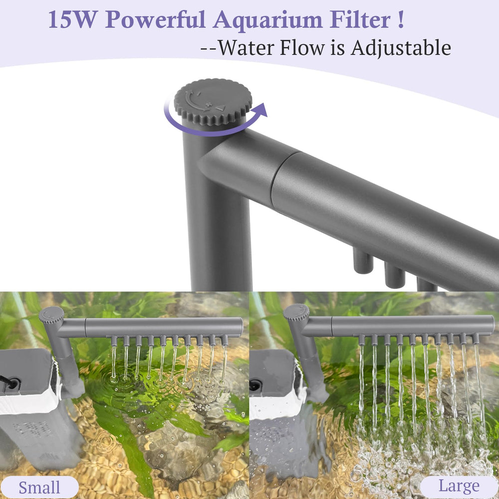 VILLNO 3in1 filtration-oxygenation system boosts water movement and bubbles.