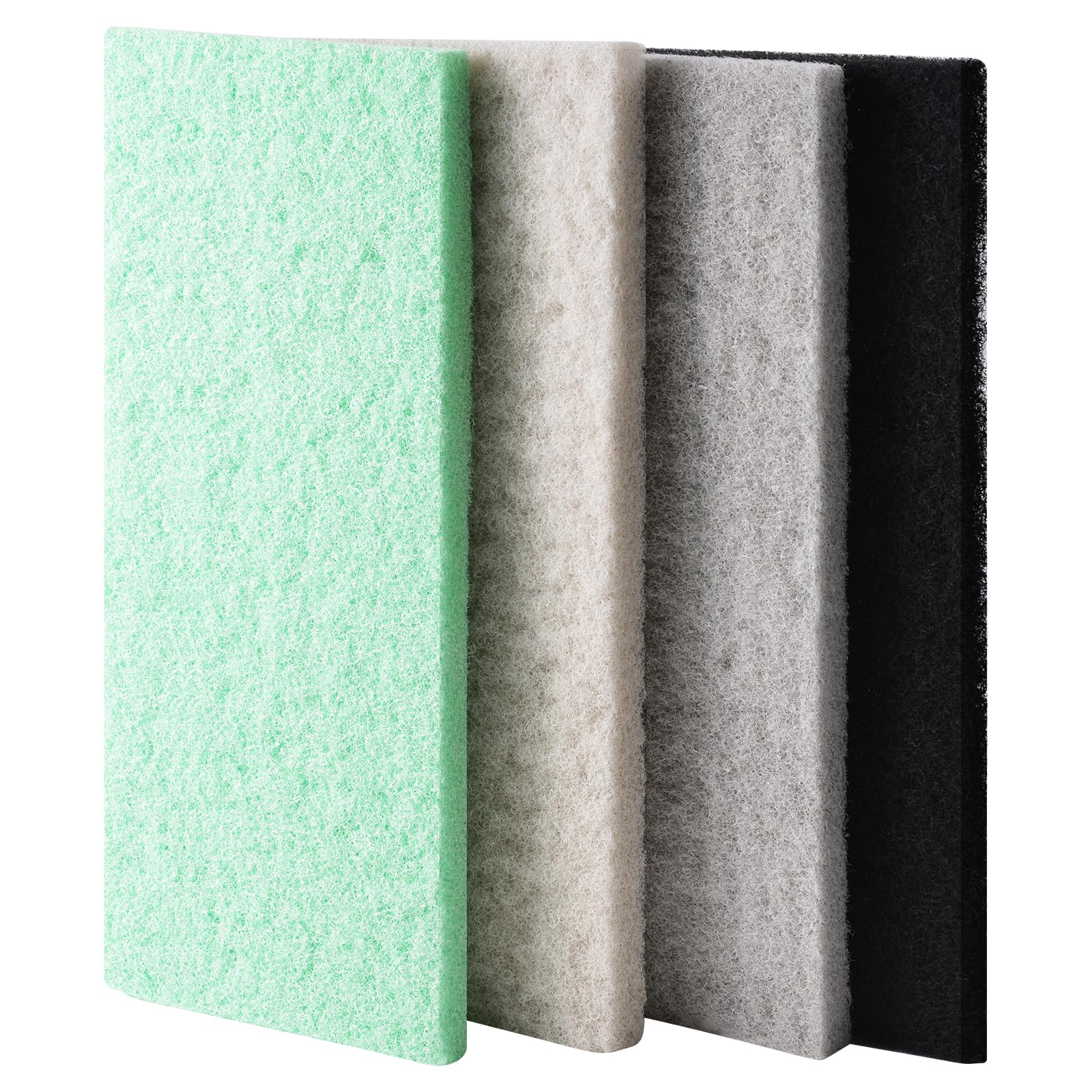 VILLNO 4-in-1 aquarium sponge filter pad for cleaner water