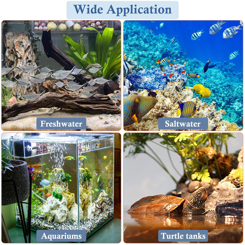 VILLNO aquarium filter media pack supports various tank setups