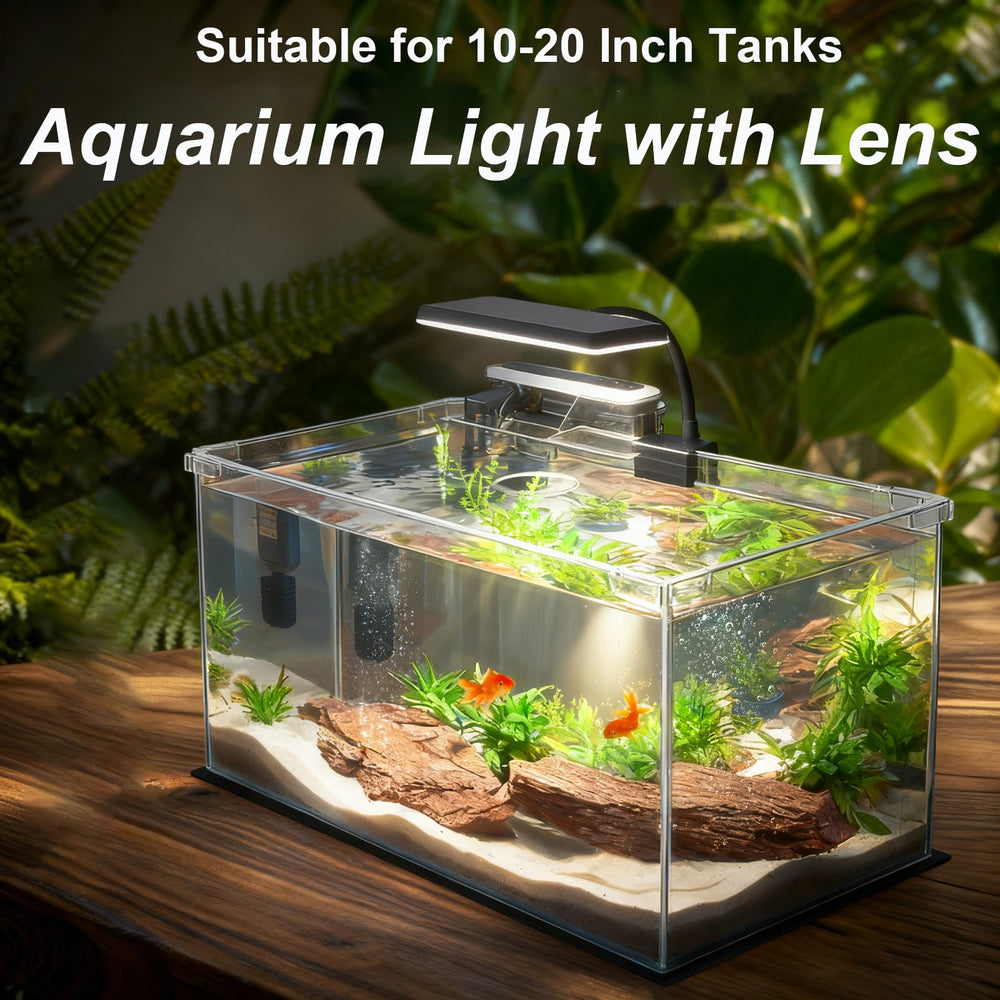 Vimvins 3-mode switch enables quick cycle through lighting modes for versatile aquarium ambiance.