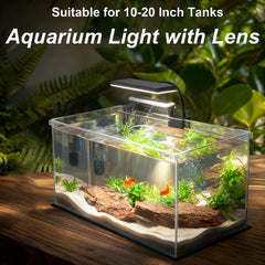 Vimvins 3-mode switch enables quick cycle through lighting modes for versatile aquarium ambiance.