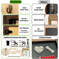 Vinatimes paw print kit preserves a paw impression for a lasting tribute.