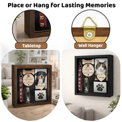 Vinatimes pet fur jar stores fur samples for tactile remembrance.