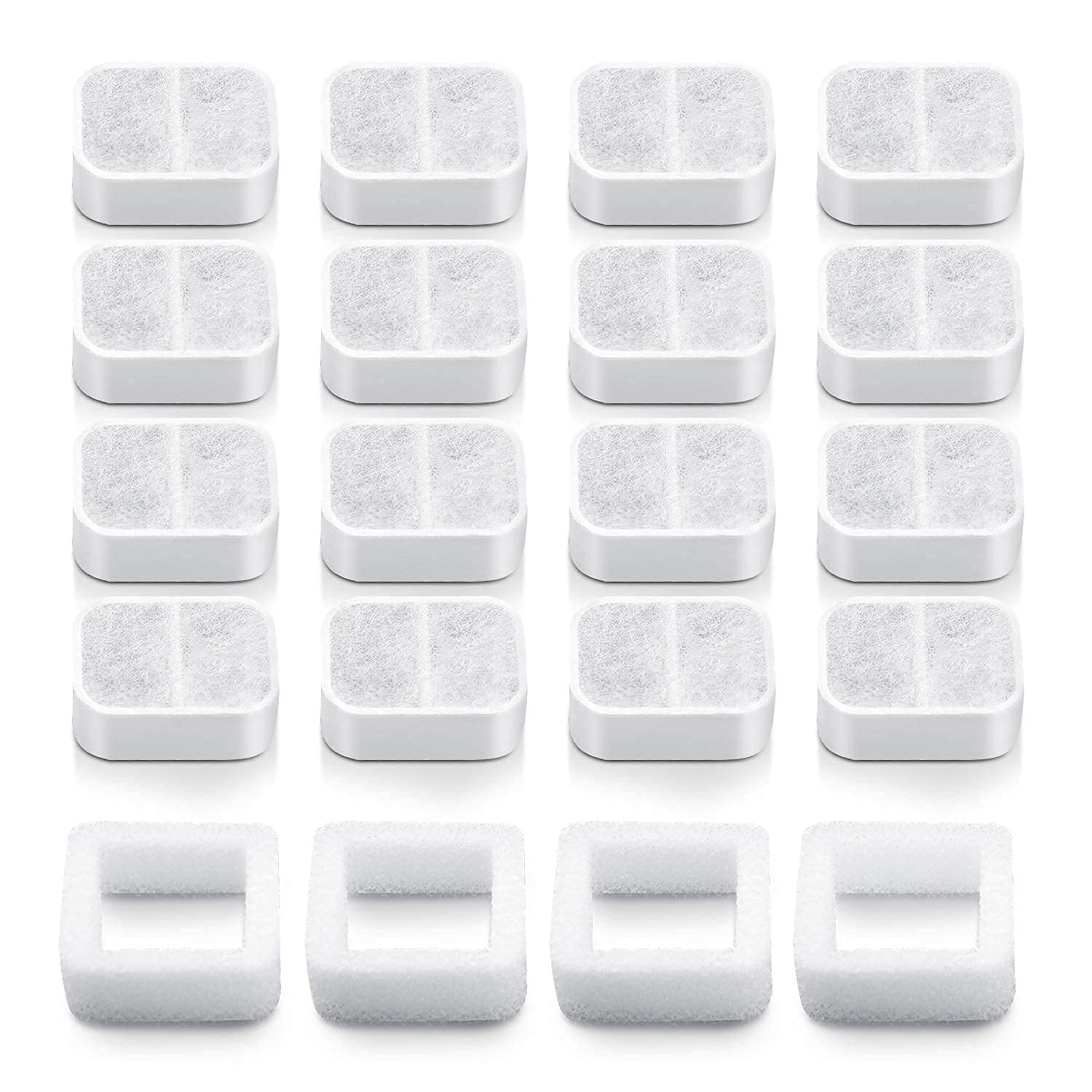 VinDox ceramic cat fountain carbon filters improve water taste for pets.