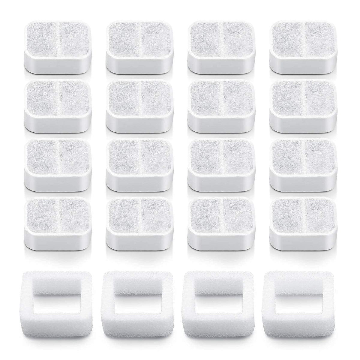 VinDox ceramic cat fountain carbon filters improve water taste for pets.