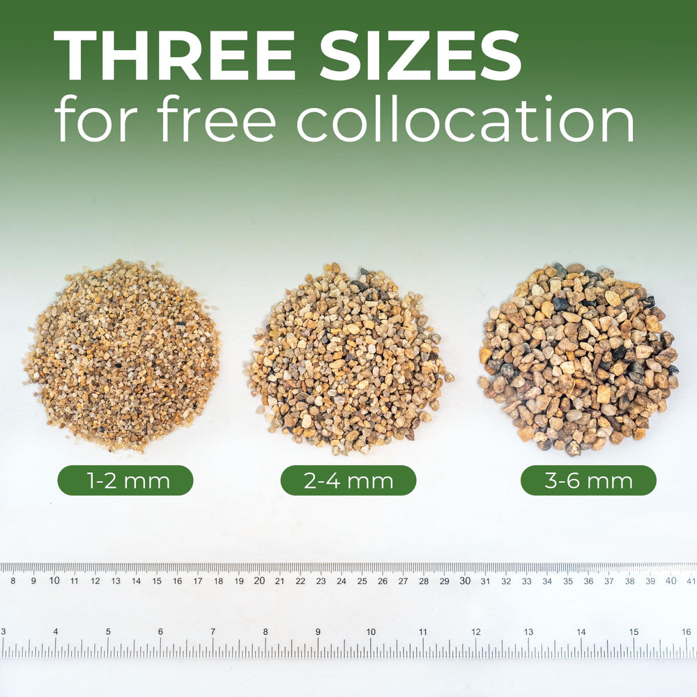 VINICS aquarium gravel black 2-4mm adds contrast and easy maintenance.