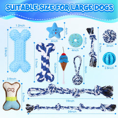 Vinsot tug-of-war rope toys for strong chewers and fetch